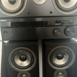 Polk Speakers , Sony Receiver