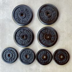 Vintage Standard 1” Weider Iron Weights