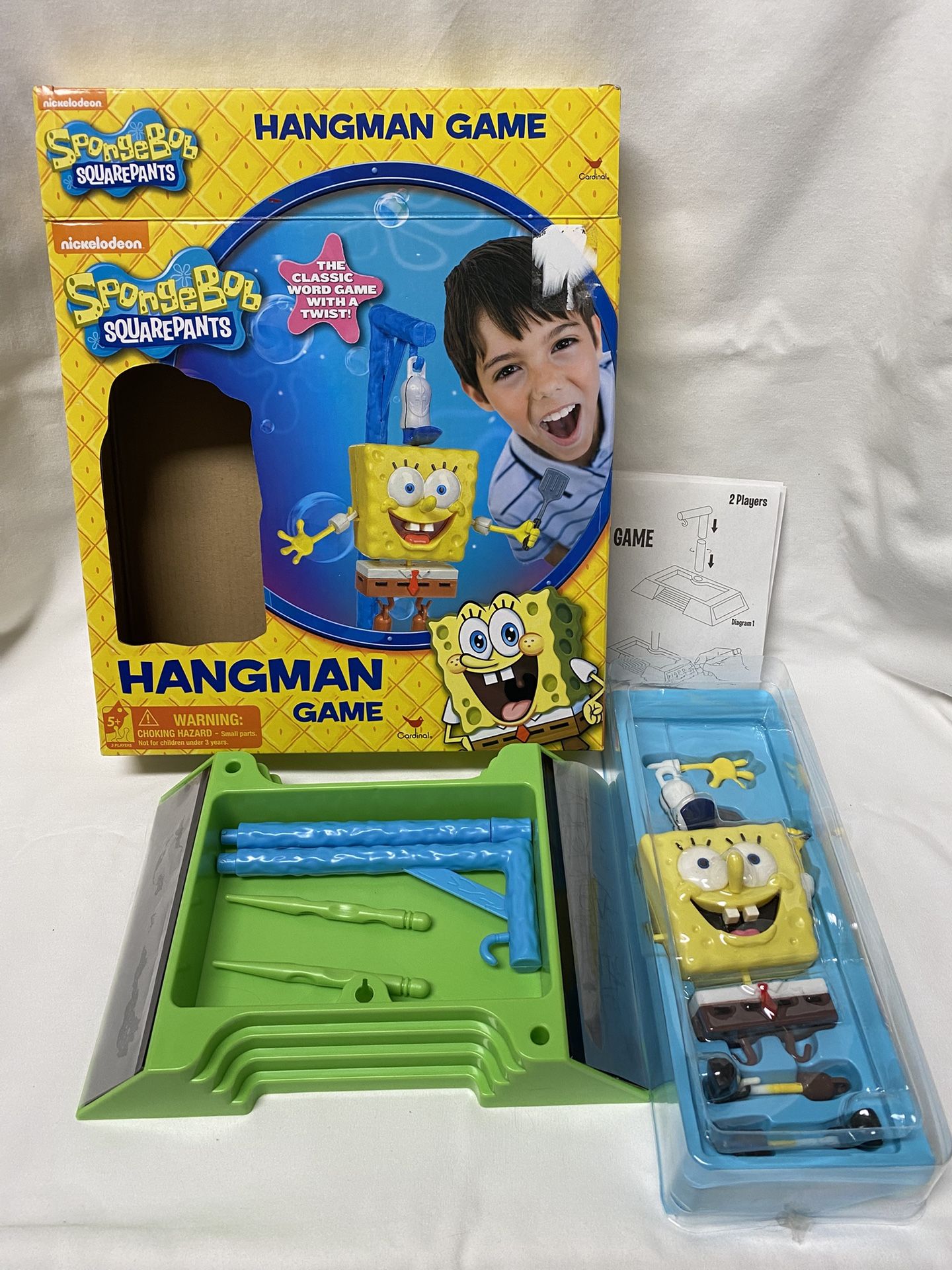 SpongeBob SquarePants Nickelodeon Hangman Word Game COMPLETE
