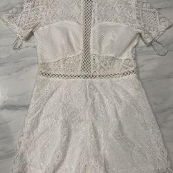 White Lace Jumpsuit