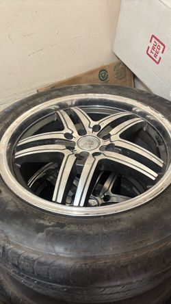 2 rims with tires 205/55r/16