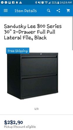 Brand new metal with key file cabinet