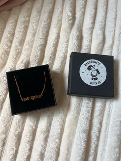Gold "Courageuse"  Necklace