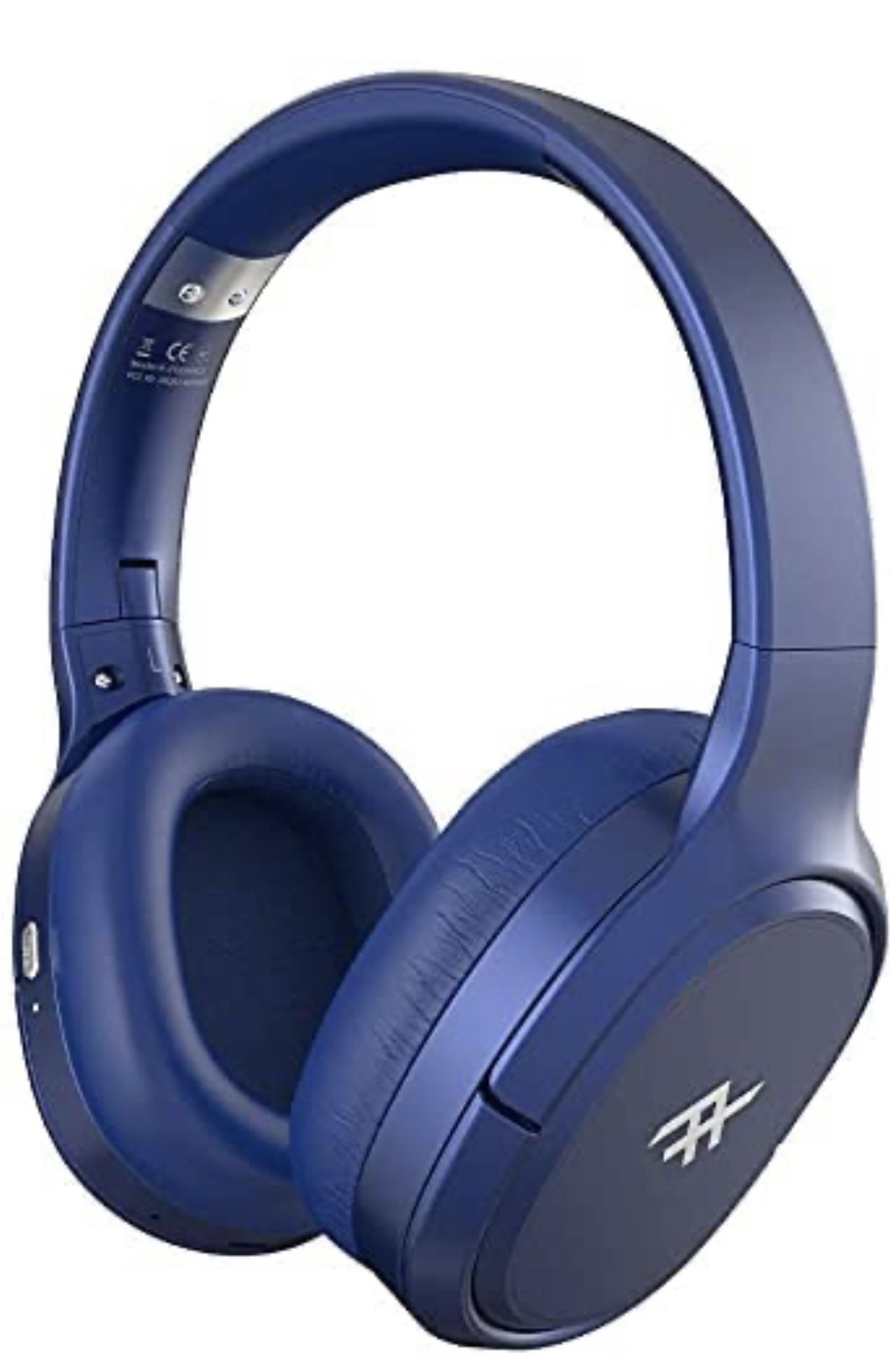 Airtime Vibe Wireless on Ear Headphones with Active Noise-canceling Technology - Retail Packaging - Blue