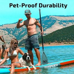 Swonder Inflatable Stand Up Paddleboard - 11.6ft Ultra-Steady Paddle Board w Non-Slip Deck, Premium SUP Accessories- Backpack, Paddle, Pump, Leash for