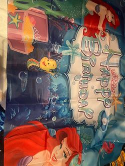 Disney little mermaid birthday set