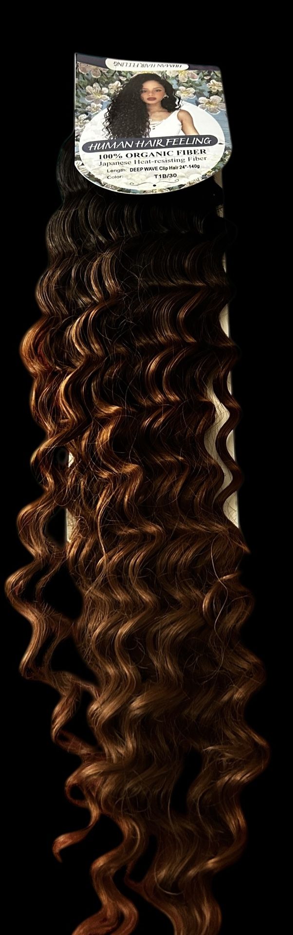Ombre Clip human hair 24 inch