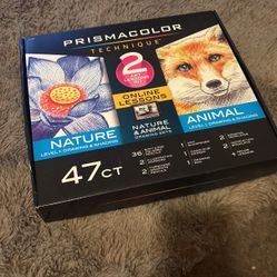 LIKE NEW Prismacolor Art Lesson Box Set