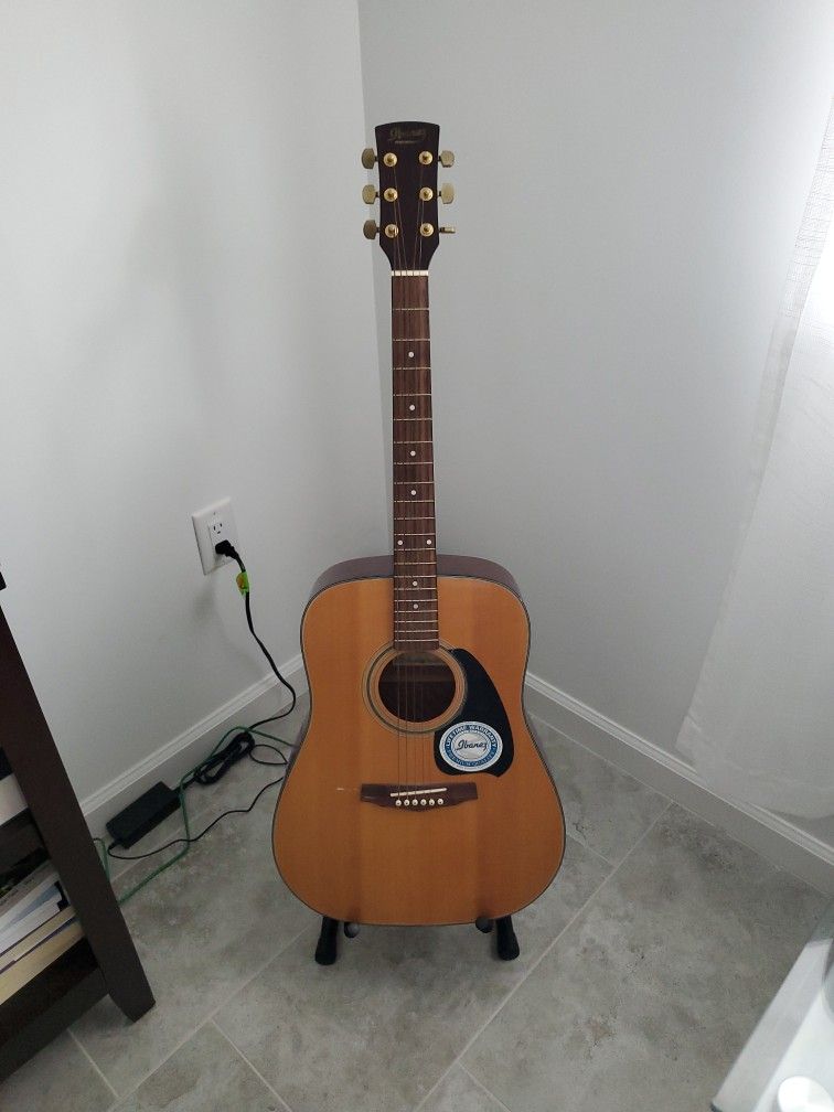 Ibanez Acoustic Guitar. Needs 1 String