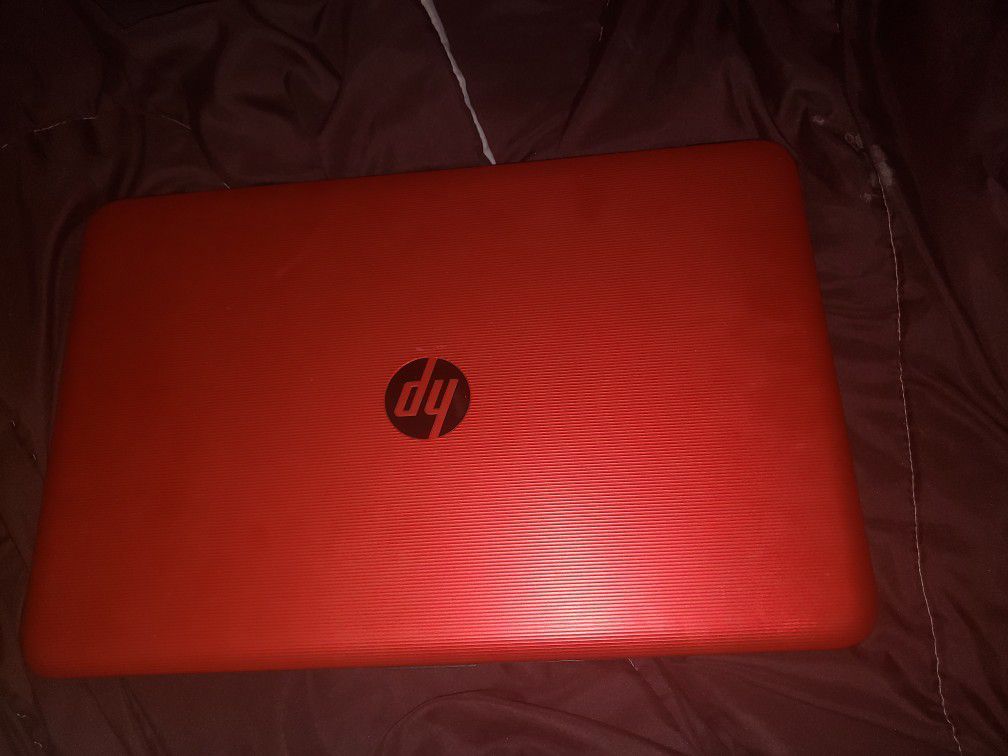 HP Laptop with touchscreen (Red)