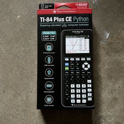 TI 84 Plus CE Python Graphics Calculator 