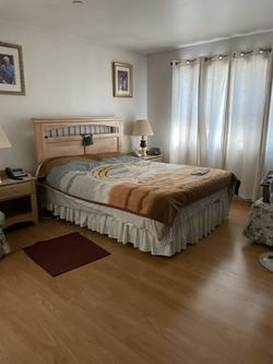 Bed Frame And End Tables