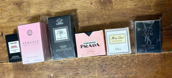 Pocket size cologne and perfumes