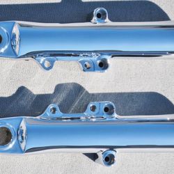 2014 -2023 Harley-Davidson Touring Chrome Lower Slider Fork Legs