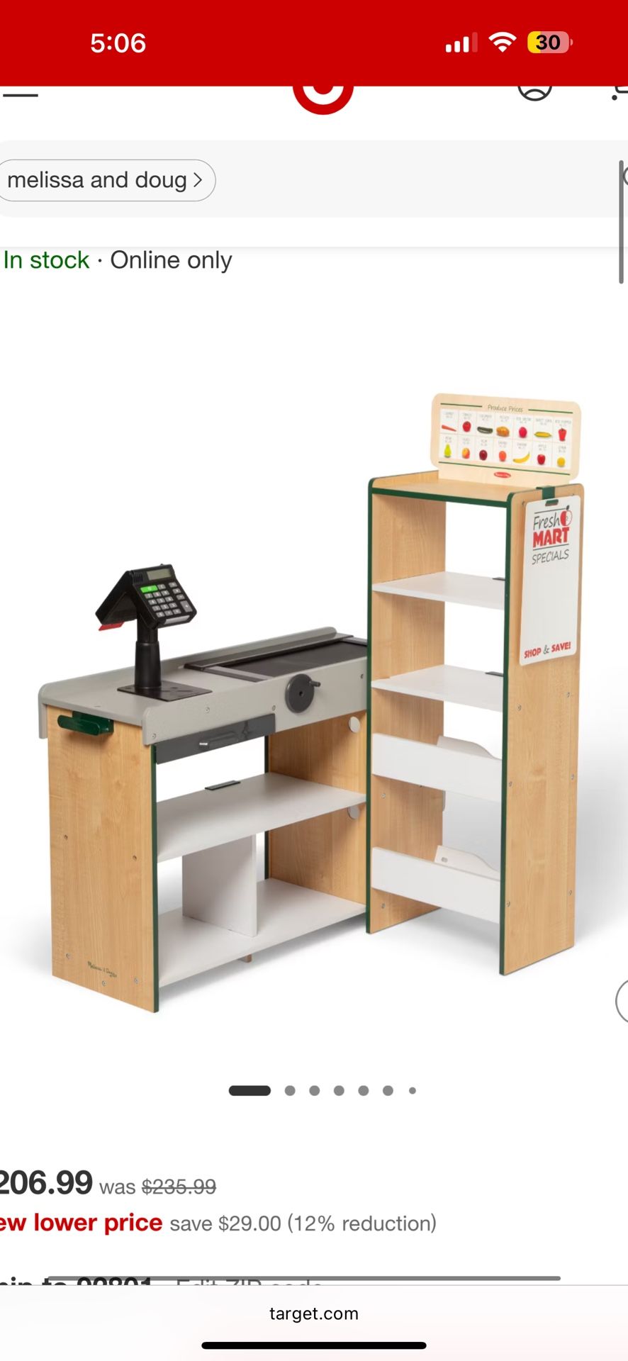 Melissa & Doug Grocery Store