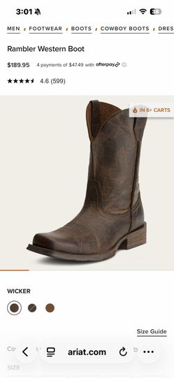 Ariat Rambler Western Boot