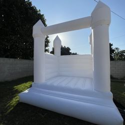 10x10 Open White Castle Bouncer / Jumper 