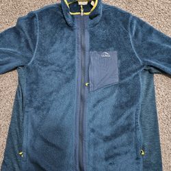 L.L. Bean Full Zip Fleece Jacket Teal Blue Men’s XL Tall XLT