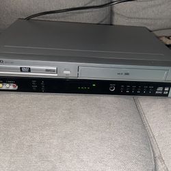 Video DVD/VCR combo unit, which combines a DVD player/recorder with a VCR (VHS recorder) in a single device.  Functionality: These units allow you to 
