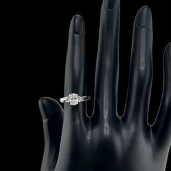 Oval Shape Natural Diamond Engagement Ring 