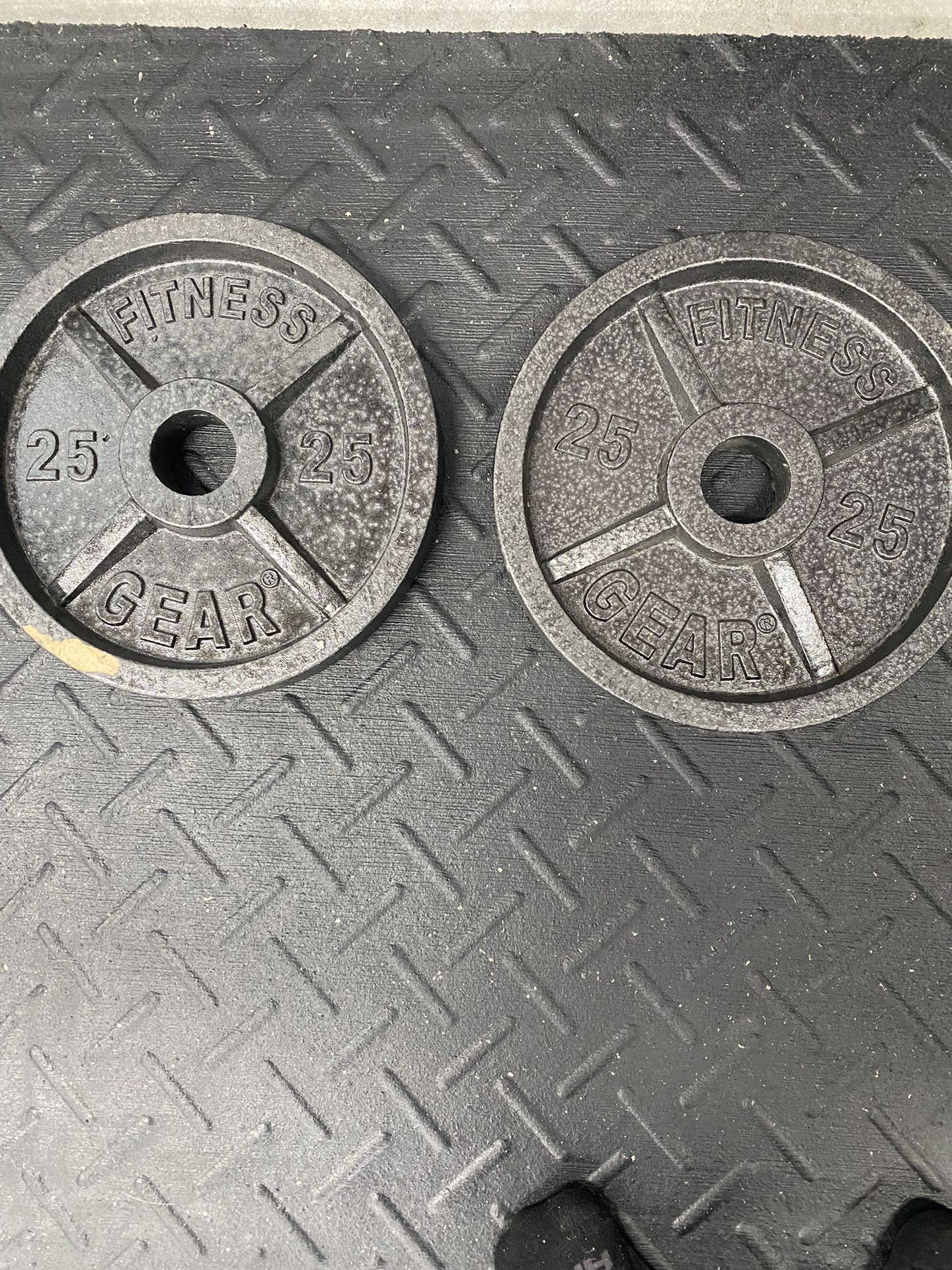 25lb Olympic Plates (pair).