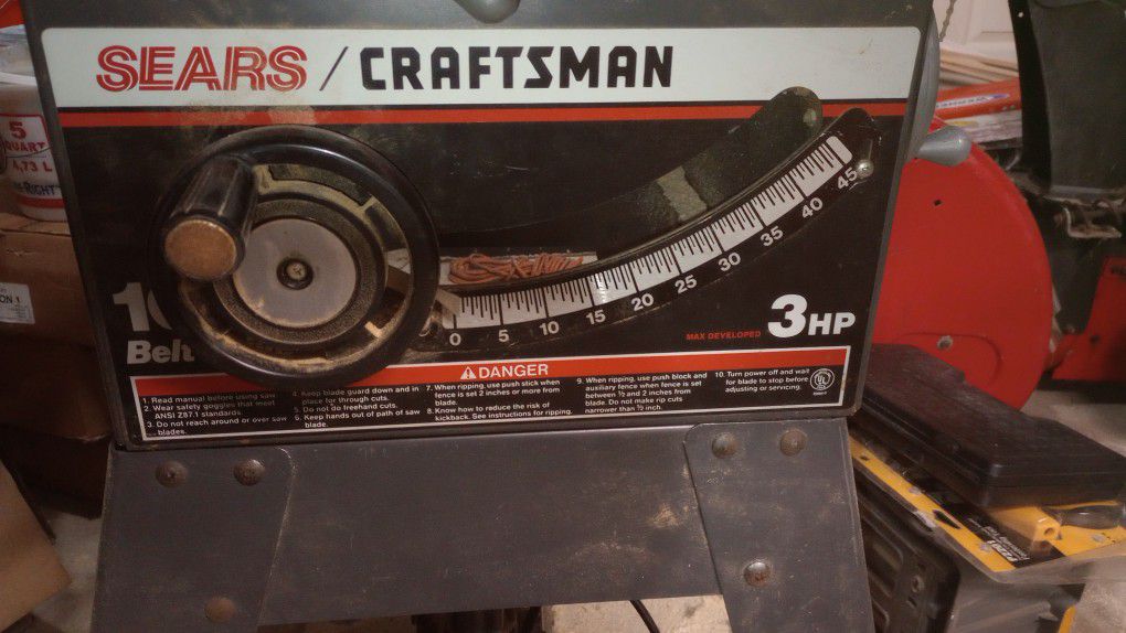 Craftsman Table saw 