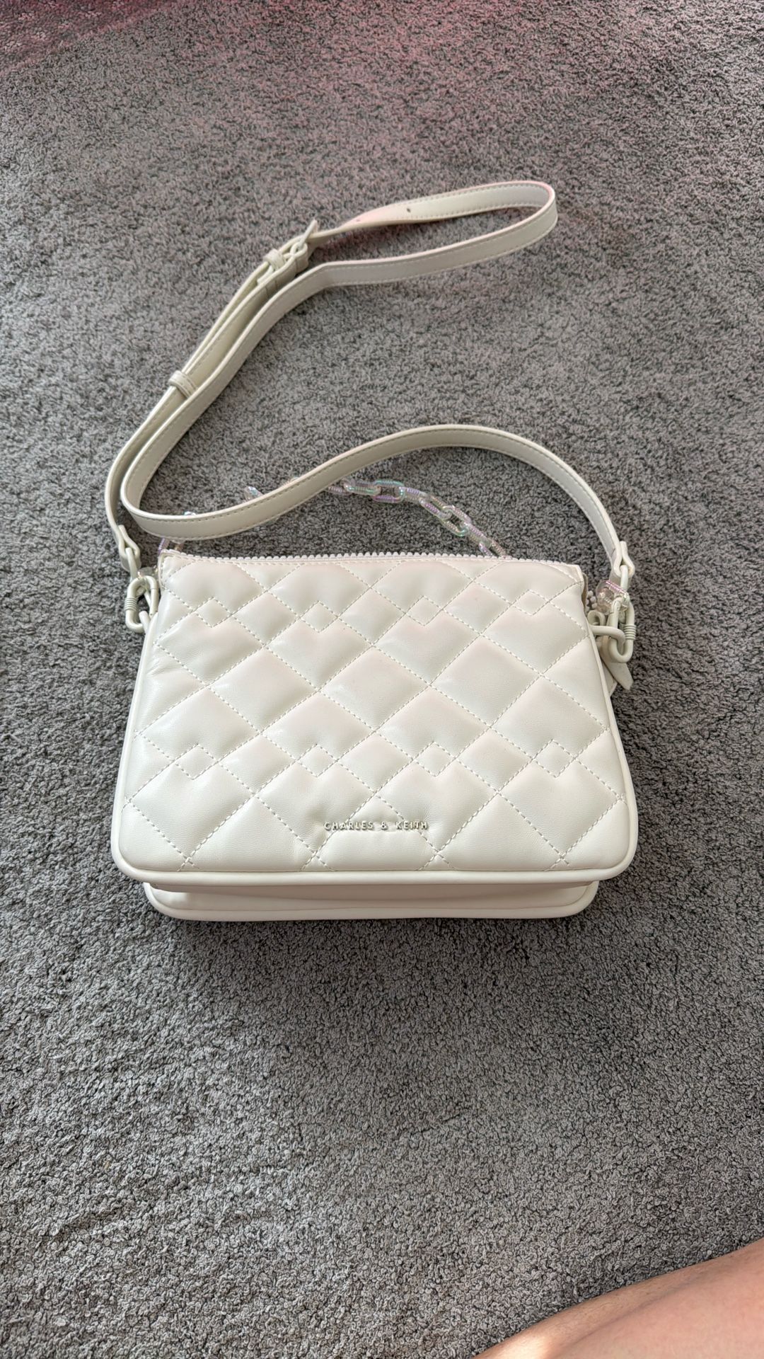 White Cross Body Bag