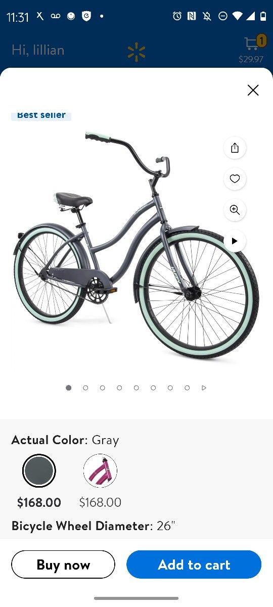 Huffy Beach Bike $50