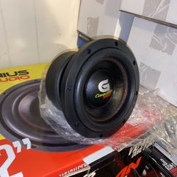 New 6.5" Genius Audio Mini Competition Pro Subwoofer $70 Each  