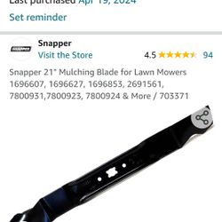 NEW!! NEVER USED!!♡《Snapper 21" Mulching Blade》♡