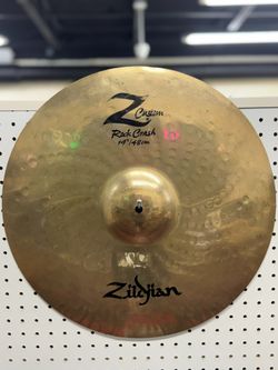 ZILDJIAN Z CUSTOM 19 IN ROCK CRASH CYMBAL USED