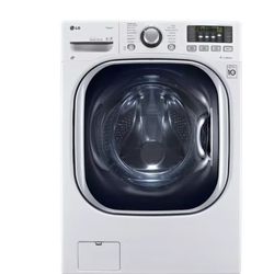 LG 4.2-cu ft Capacity White Ventless All-in-One Washer/Dryer Combo with Steam Cycle