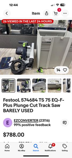 Festool TS75 Track Saw 