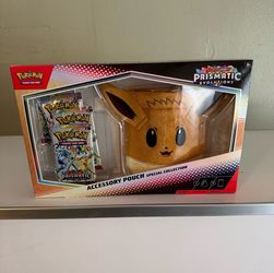 Pokemon Prismatic Evolutions Eevee Pouch Collection