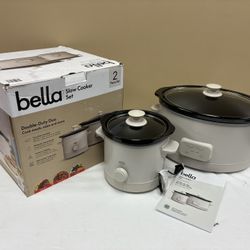 Bella Slow Cooker Set 2 Piece Set 