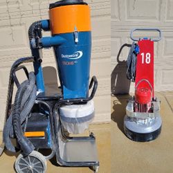 Scanmaskin 18 Floor Grinder + DustControl Tromb 600 – Combo Deal