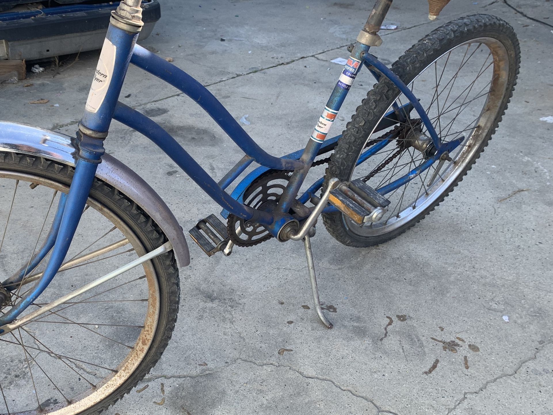 Old Western Flyer Girls Bike