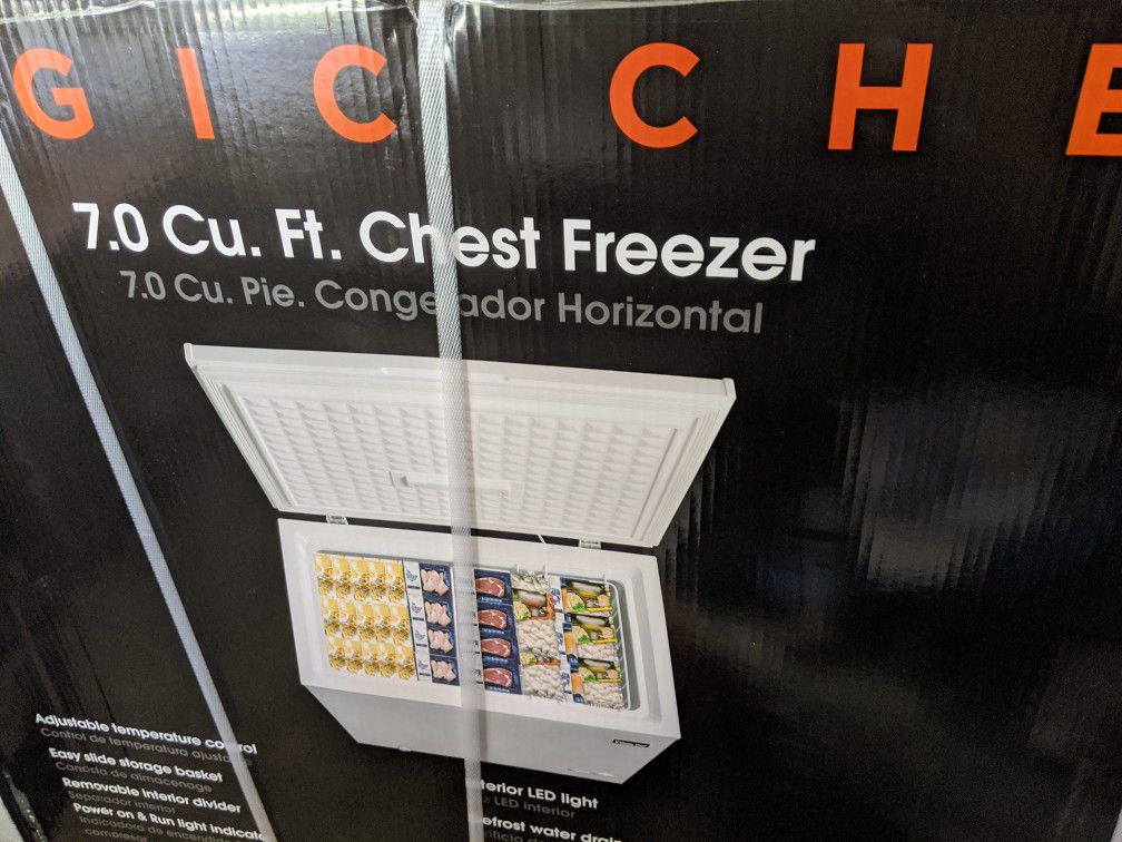 MAGIC CHEF 7.0 cu ft CHEST freezer
