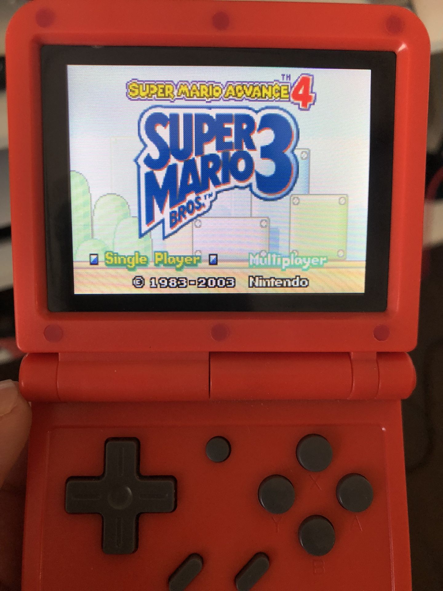 Gameboy Sp Style Red With Games