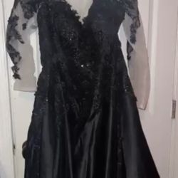 Black Wedding Dress 16