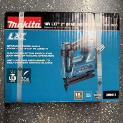 Makita Lxt 18 Gauge Brad Nailer