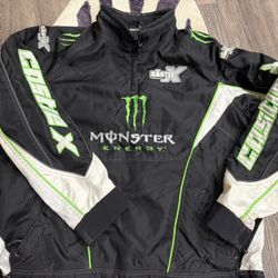 Monster Racing Jacket,blk,white,green