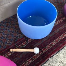 Throat Chakra Crystal Singing Bowl