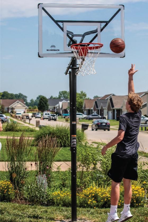 😱Brand New in Box Silverback SBX 54" In-Ground Basketball Hoop with Adjustable-Height Backboard. Retails $399. Save $100. $299. Easy Financing Availa