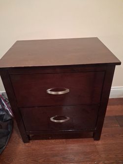 Wood Nightstand