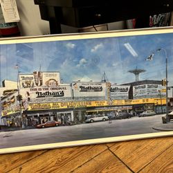 Nathan’s In Brooklyn Framed Poster