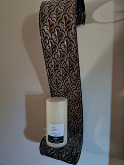 Decorative Metal Wall Sconce Candle Holder