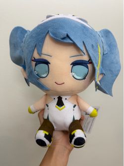 Hatsune miku plush white bunny