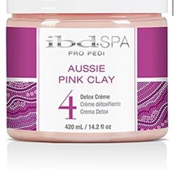 IBD Spa Pro Pedi Aussie Pink Clay Detox Creme 14.2 fl oz