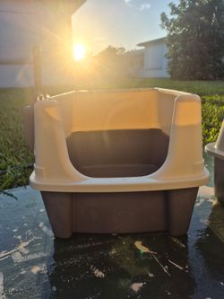 Clean Medium Sized Litter Box